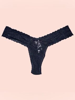 Black Lace Thong